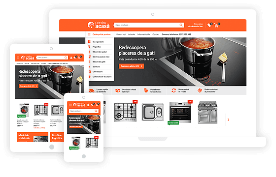 Design responsive de magazin online