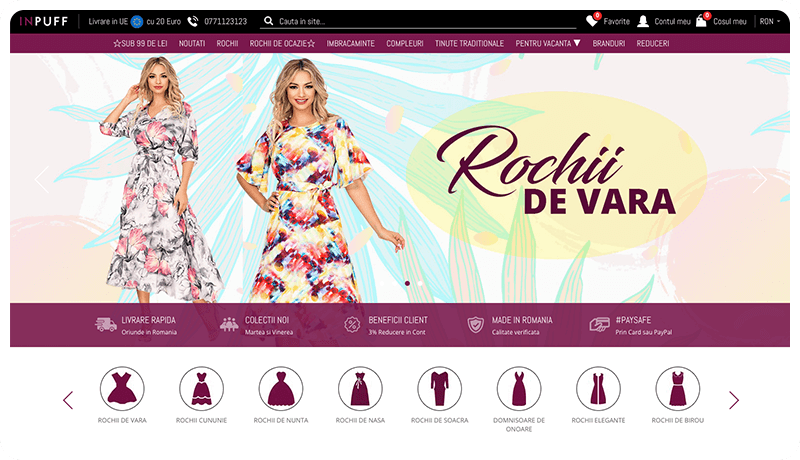 Magazinul online InPuff