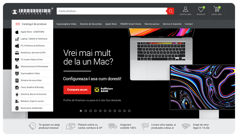 Magazinul online DABSTORE