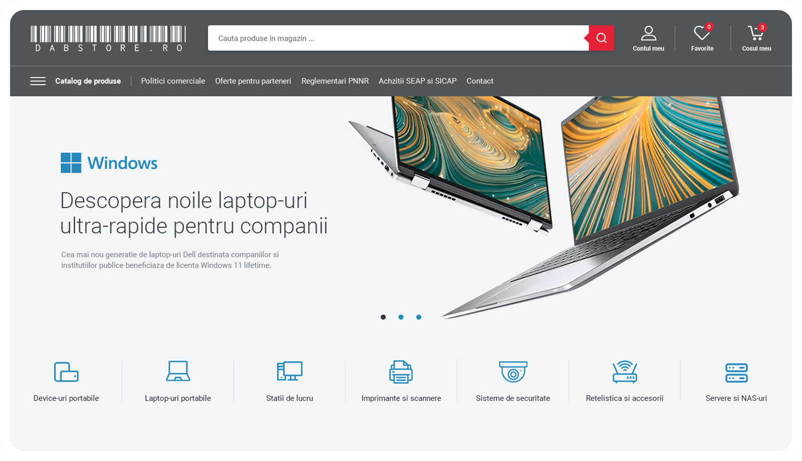Magazinul online DABSTORE