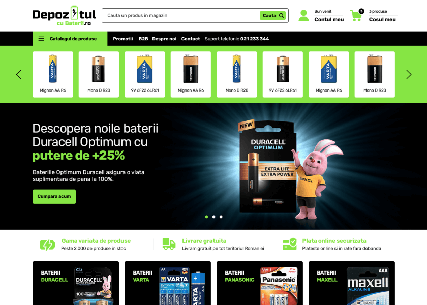 Depozitul cu Baterii