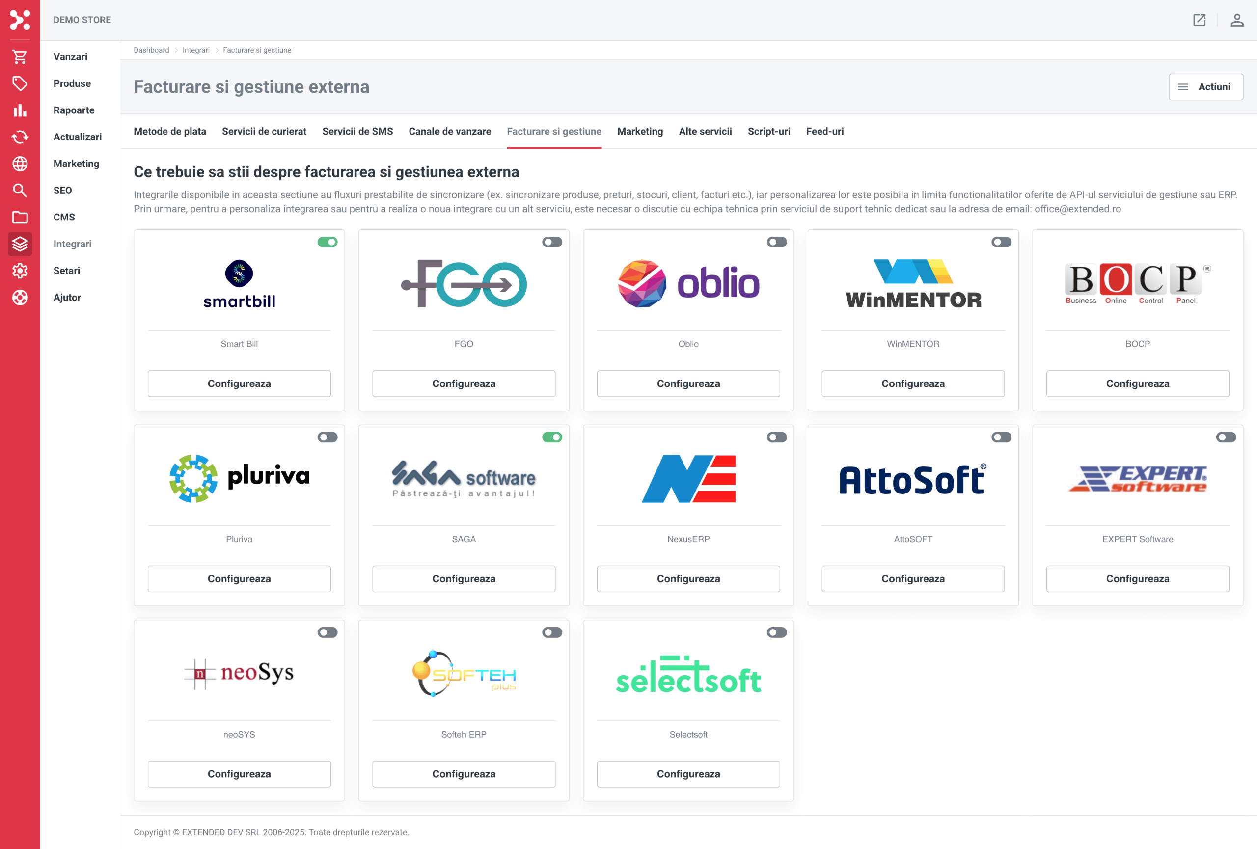 Integrare ERP