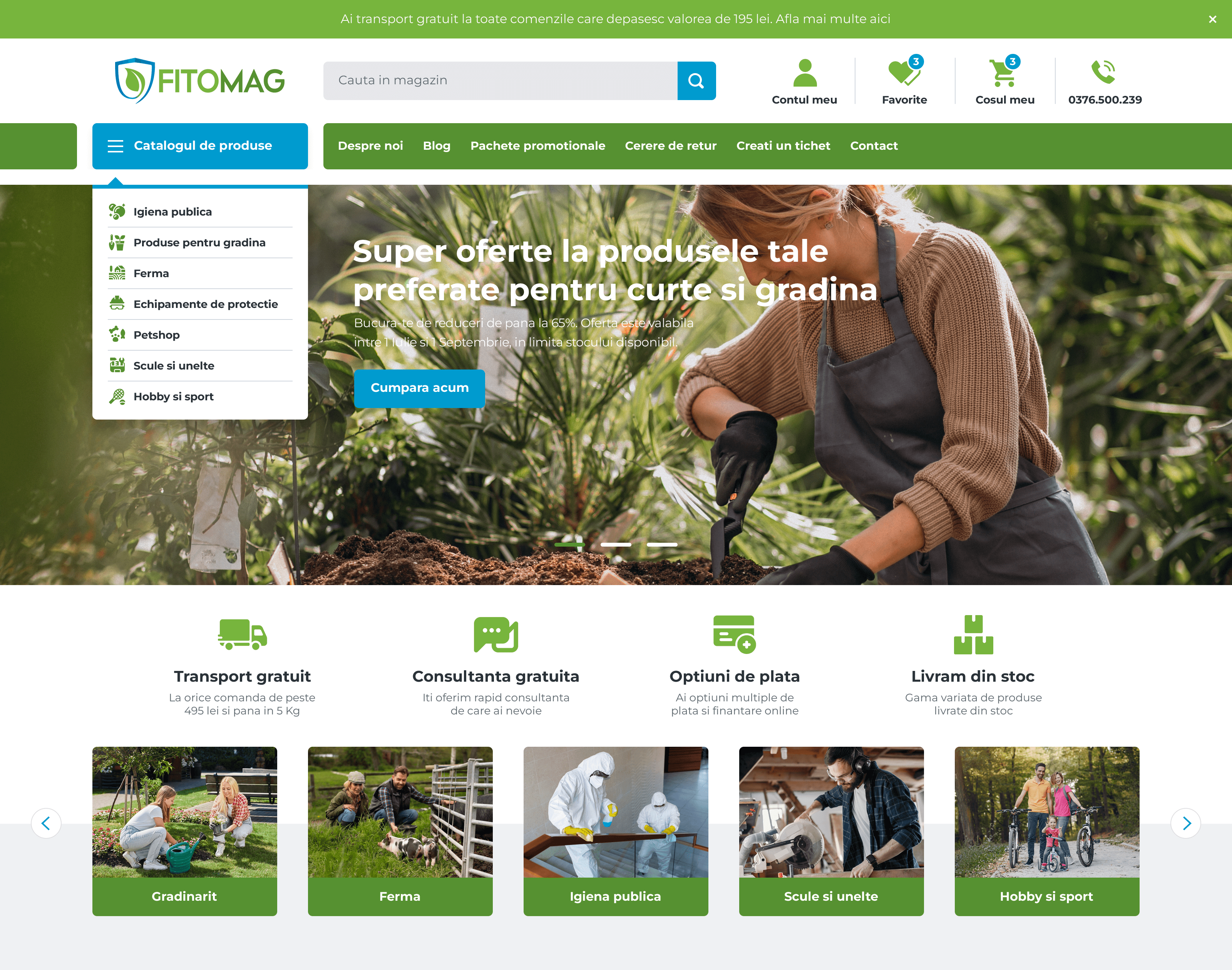 Migrare magazin online Fitomag